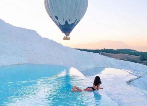 Полет на воздушном шаре в Памуккале из Аланьи