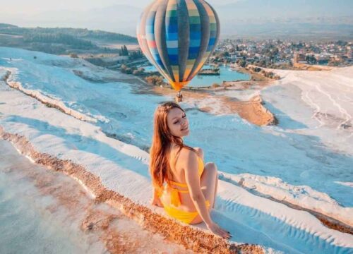 Полет на воздушном шаре в Памуккале из Белека